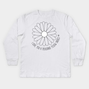 Daisies Kids Long Sleeve T-Shirt